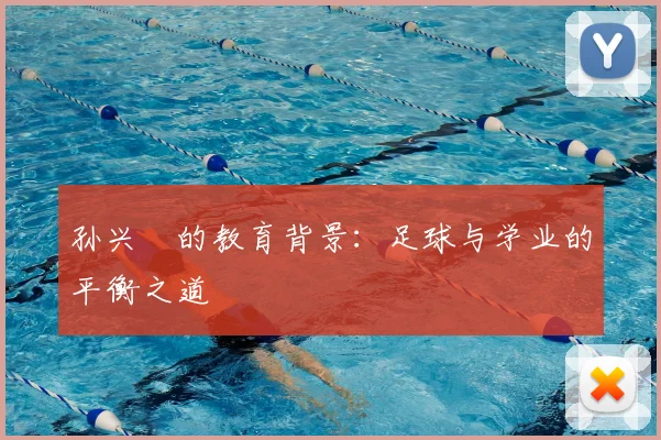 孙兴慜的教育背景：足球与学业的平衡之道